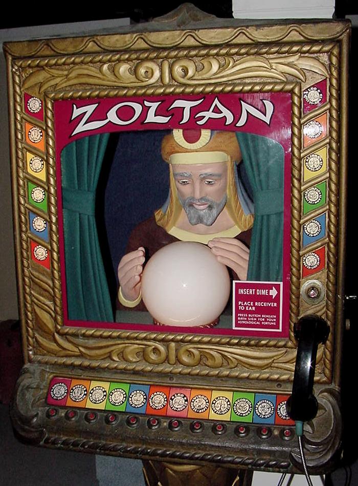 crystal ball fortune teller machine