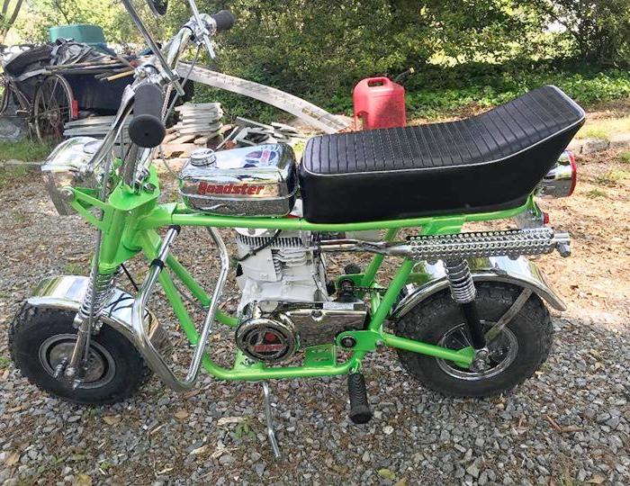 green mini bike