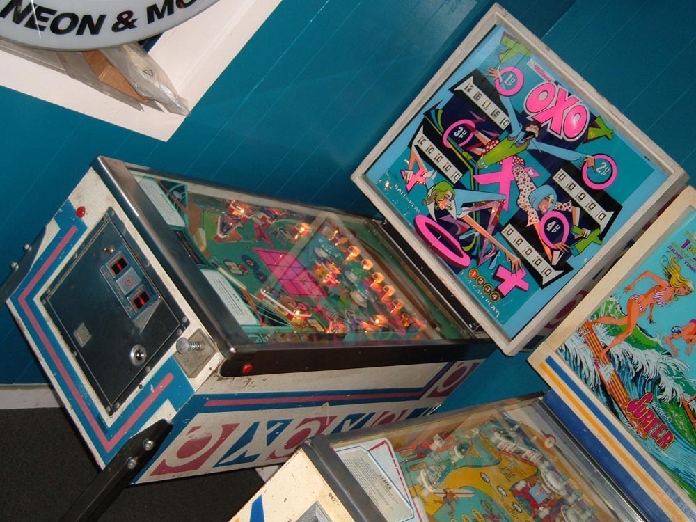 1973 Williams OXO at VFW Pinball Museum, info/pictures