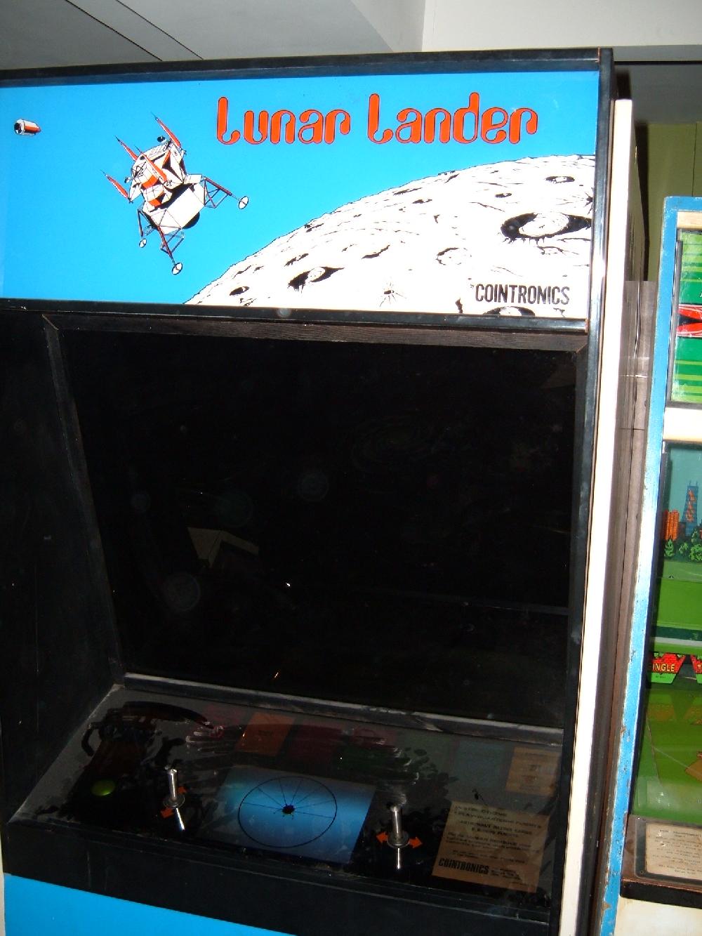 Cointronics Lunar Lander Space Flight coin operated arcade game 1970